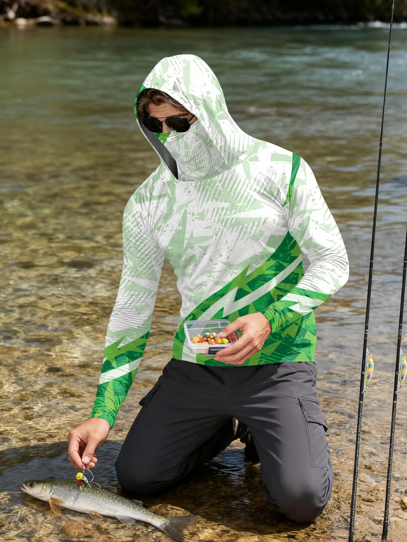 Мужская рубашка для рыбалки с  – обзор и цена Outdoor Hunting Prints
