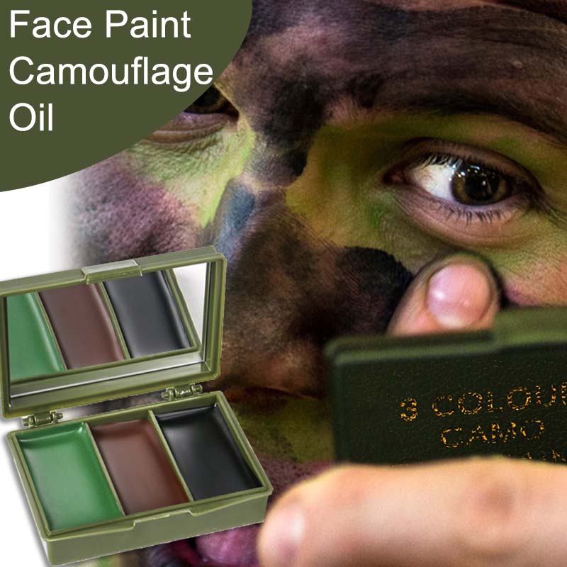 Камуфляжная маскарадная краска – обзор и цена Camo Face Paint